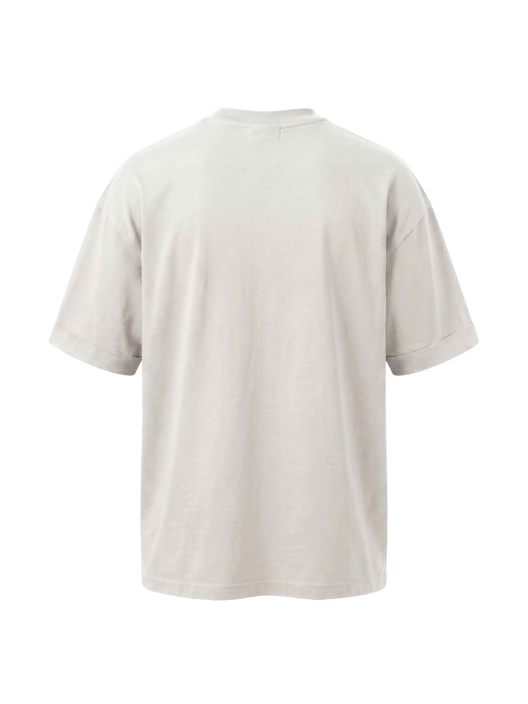 Oversized 220 Ribbed Portuguese Fleece T-shirt • Off-white