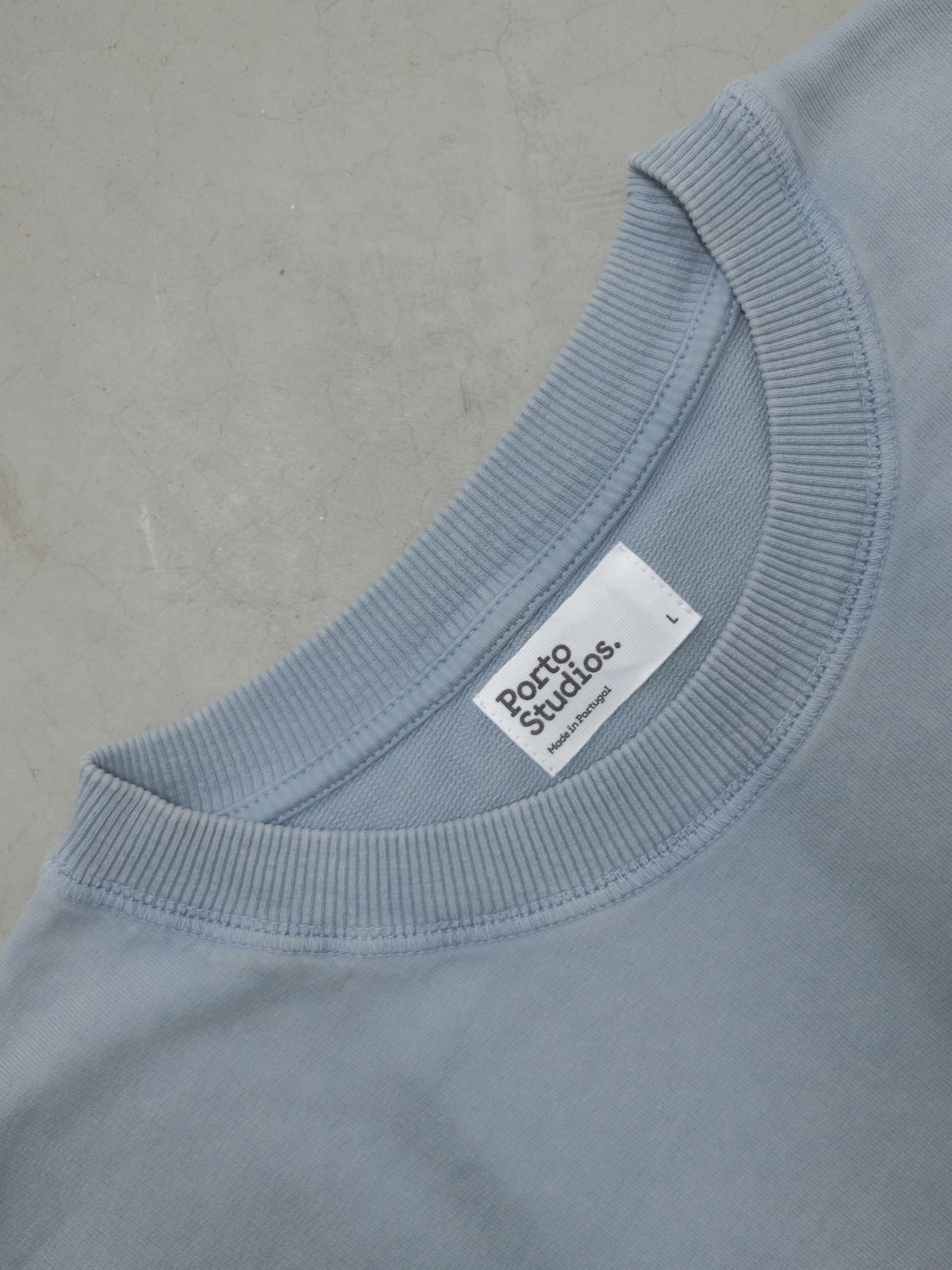 Washed Fade Oversized T-shirt • Light Blue