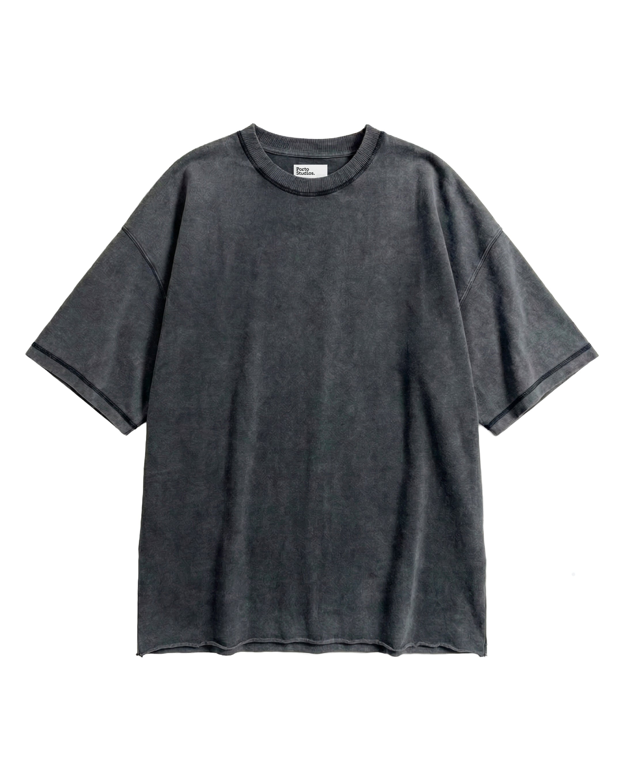 Washed Fade Oversized T-shirt • Grey