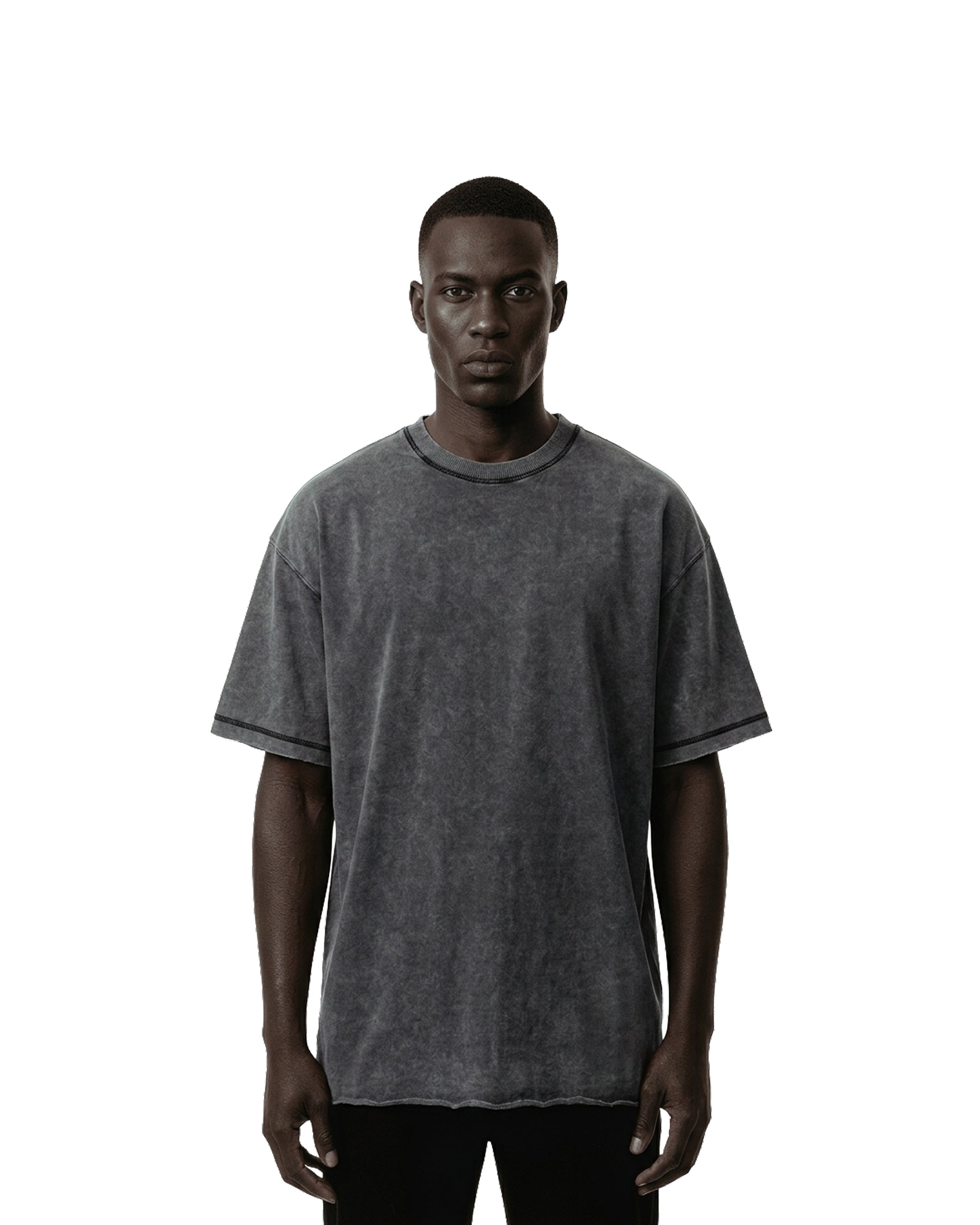 Washed Fade Oversized T-shirt • Grey