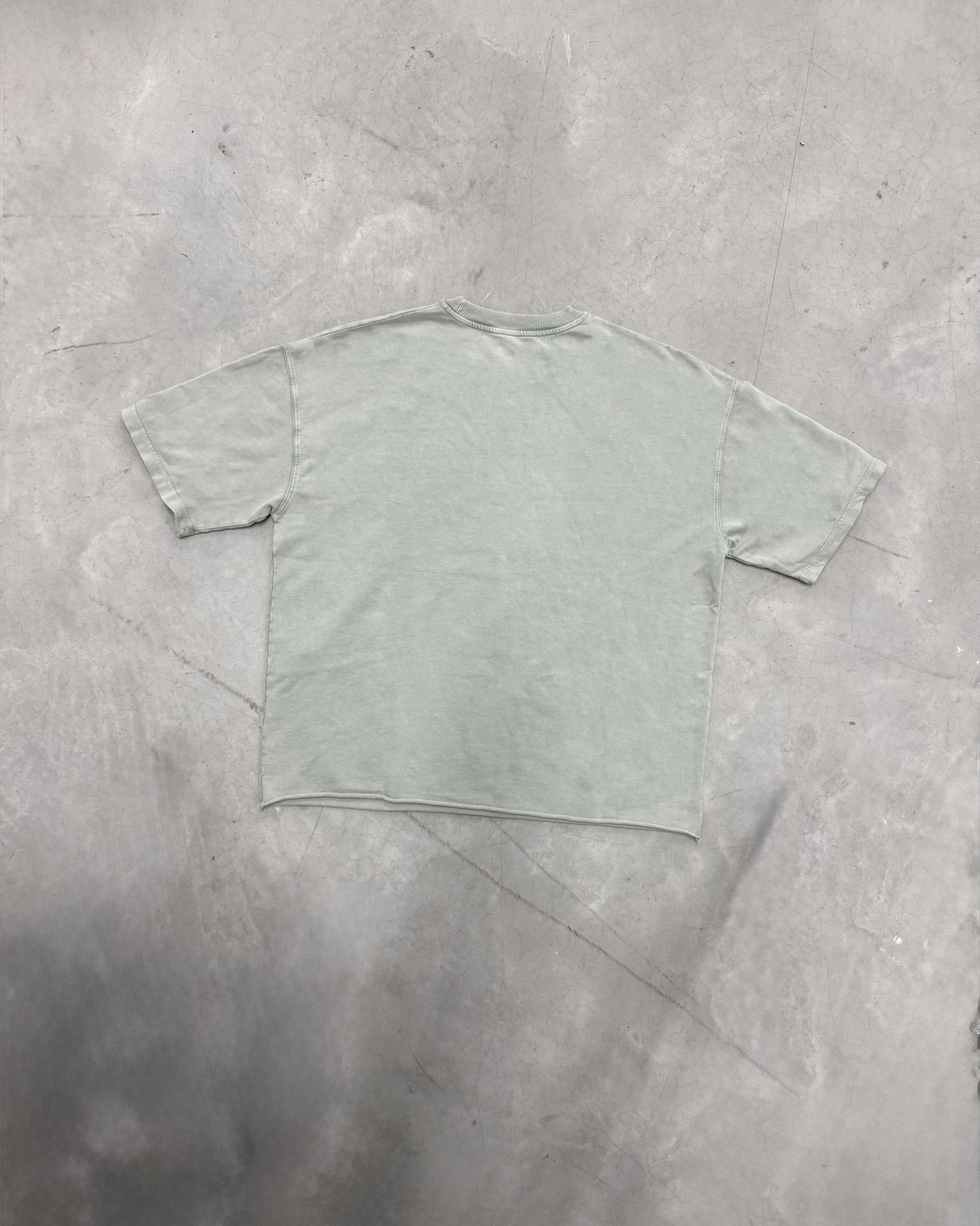 Washed Fade Oversized T-shirt • Green
