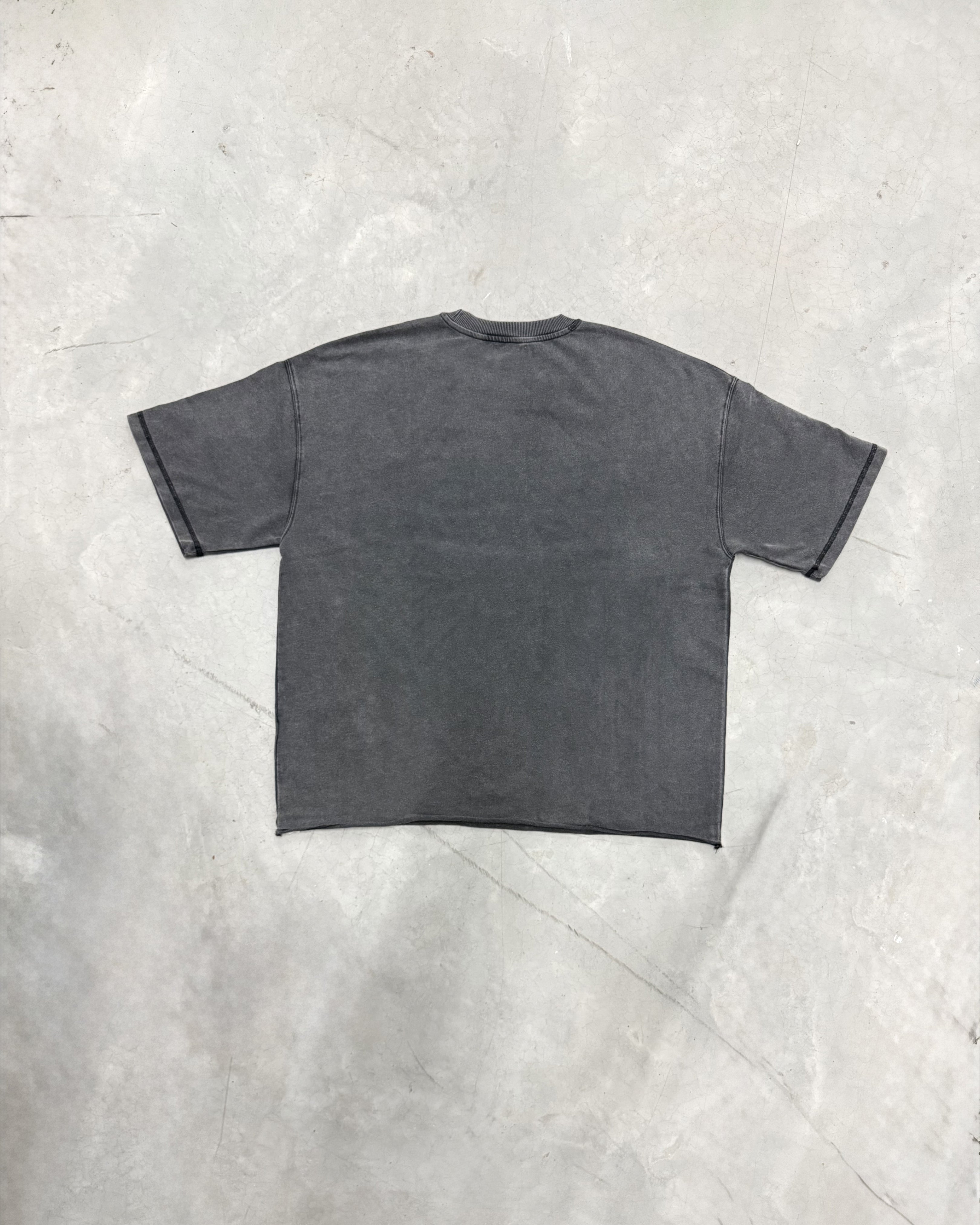 Washed Fade Oversized T-shirt • Grey